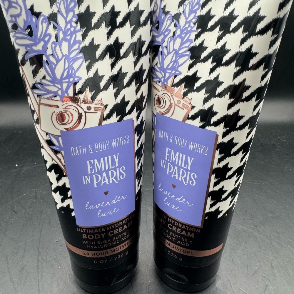 Bath and Body Works Emily in Paris Lavender Luxe Body Cream Pair